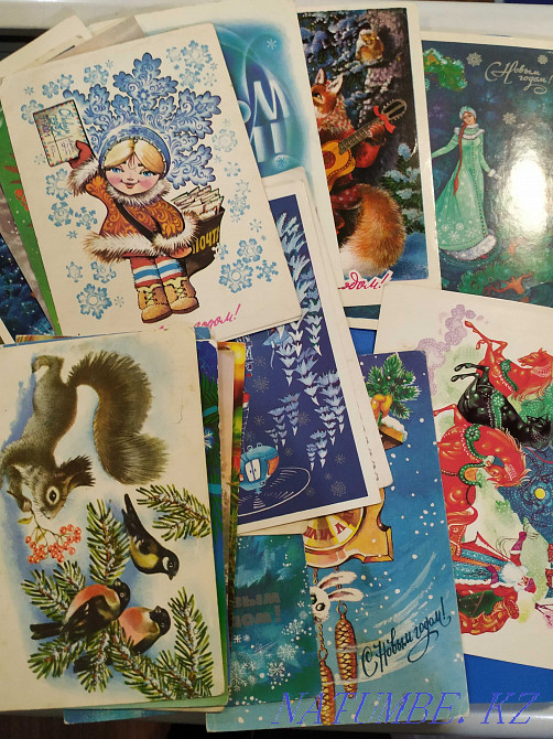 USSR postcards signed Almaty - photo 1