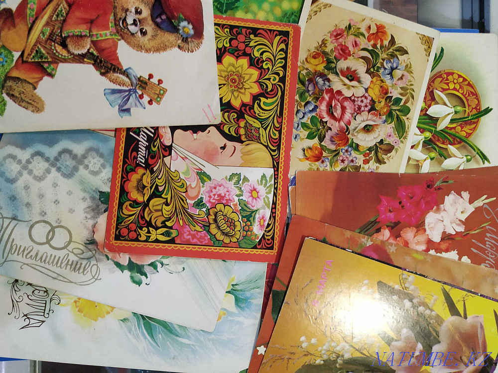 USSR postcards signed Almaty - photo 3