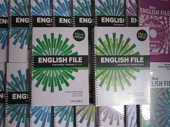 English File 3rd edition, New English File 2 edition все уровни Алматы