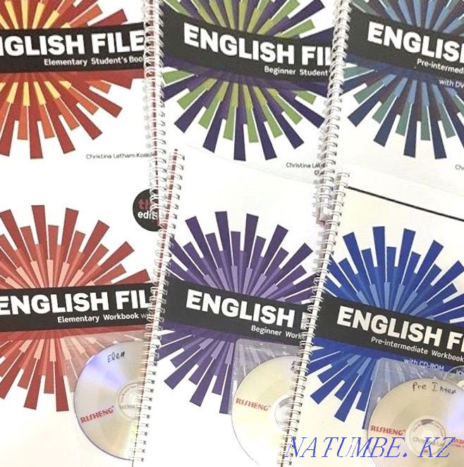 Printing books in English. English file. hot spot. Kids box, etc. Almaty - photo 3
