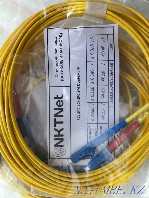 Network Lan cable, internet cable, patch cord, any length, 1Gb/s Almaty - photo 5