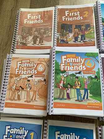 Распечатка документов,книг и учебников,Family and Friends,English file Astana