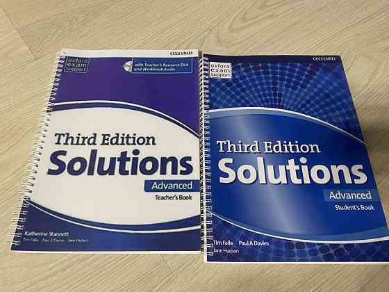 книги Solutions Advanced SB + TB Астана