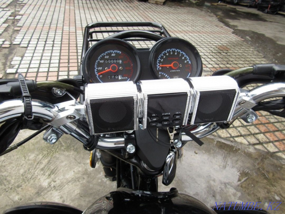 Motorcycle SAVAJA 200 cm3. Helmet, may, mafon, alarm Atyrau - photo 7