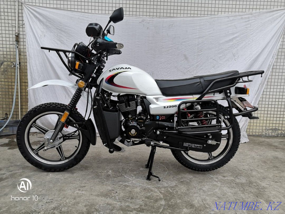 Motorcycle SAVAJA 200 cm3. Helmet, may, mafon, alarm Atyrau - photo 4