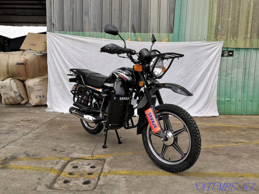 Motorcycle SAVAJA 200 cm3. Helmet, may, mafon, alarm Atyrau - photo 3