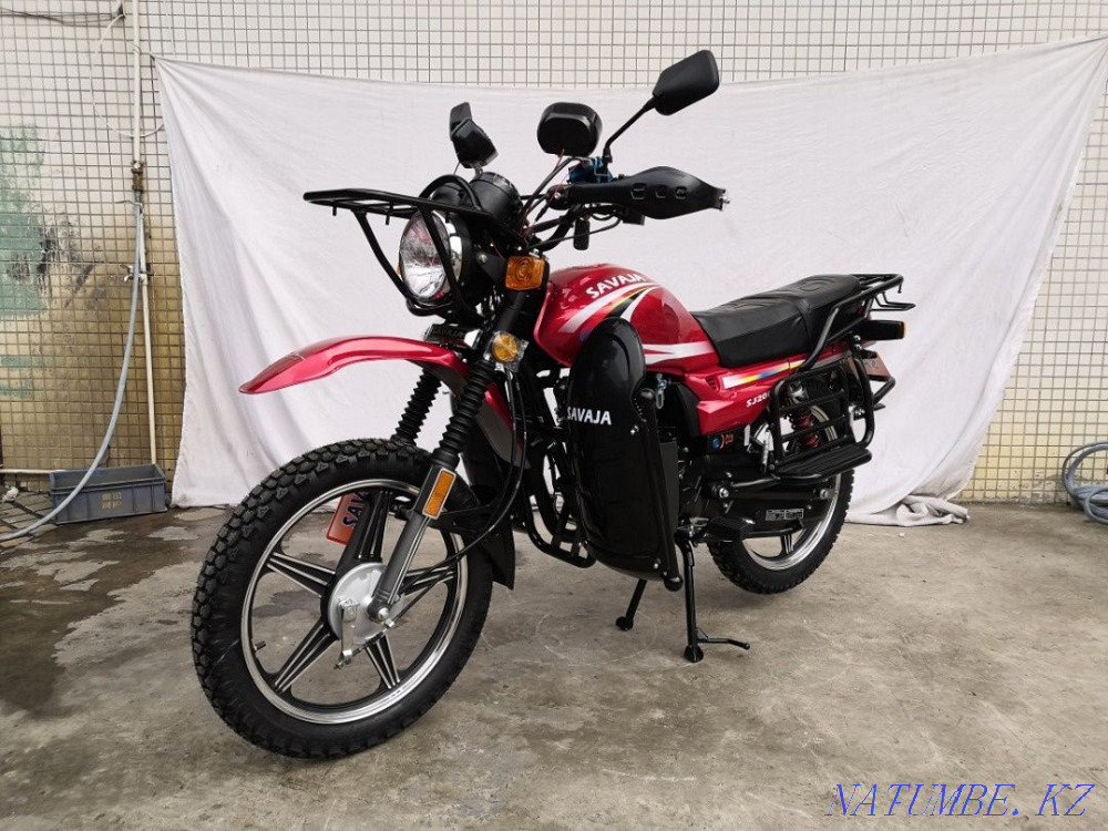Motorcycle SAVAJA 200 cm3. Helmet, may, mafon, alarm Atyrau - photo 5