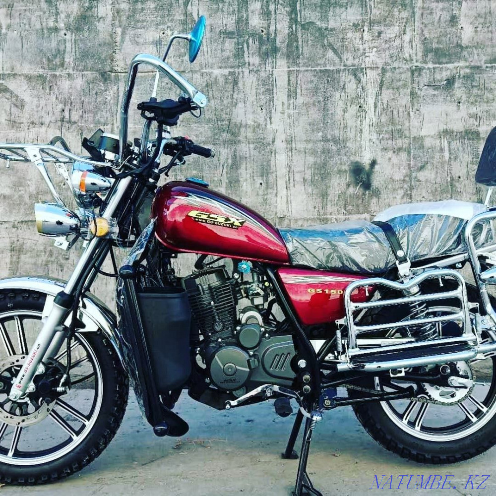 Мотоцикл, Мотоцикл запчас, диски, шлем, мотор, каска, цеп, зведушка, т Жезказган - изображение 1