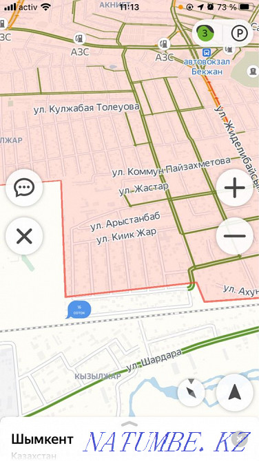 Сдается в аренду участок 16 соток Шымкент - изображение 1