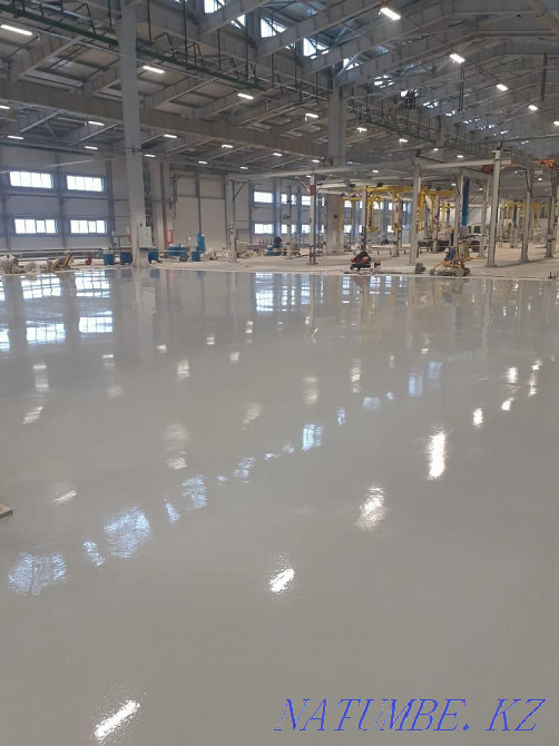 ЖОҒАРЫ САПАЛЫ эпоксидті/полиуретаннан жасалған үйінді едендер. Құм – кварц.  Алматы - изображение 6