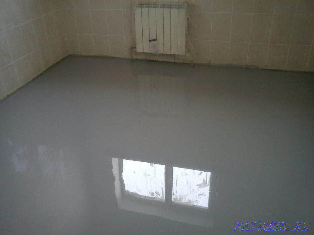 ЖОҒАРЫ САПАЛЫ эпоксидті/полиуретаннан жасалған үйінді едендер. Құм – кварц.  Алматы - изображение 1