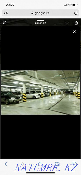 Сдам Паркинг в аренду жк лазурный квартал Астана - изображение 1