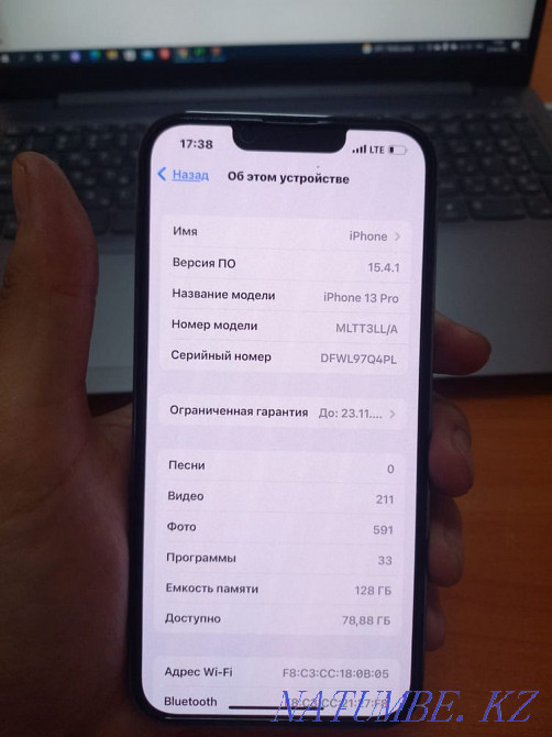 Iphone 13 Pro, Sierra Blue 128 GB Almaty - photo 7