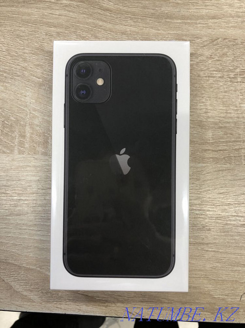 Айфон 11 черный 128 новый Каскелен - изображение 1
