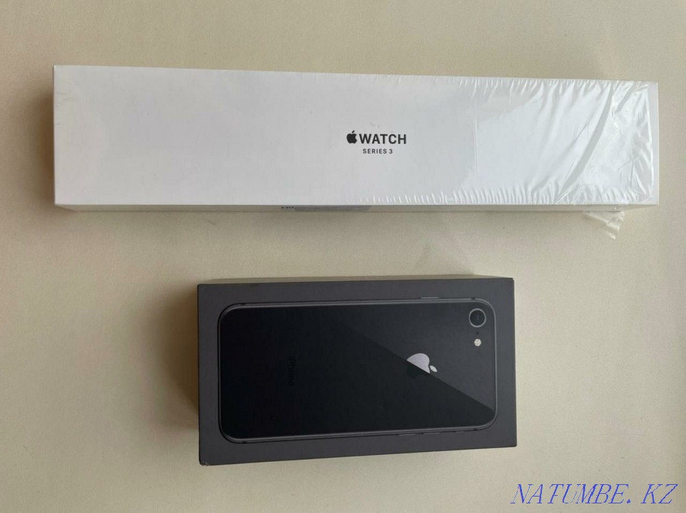 Продам iPhone 8-64gb и apple watch 3-38mm 90000тг Нуркен - изображение 1