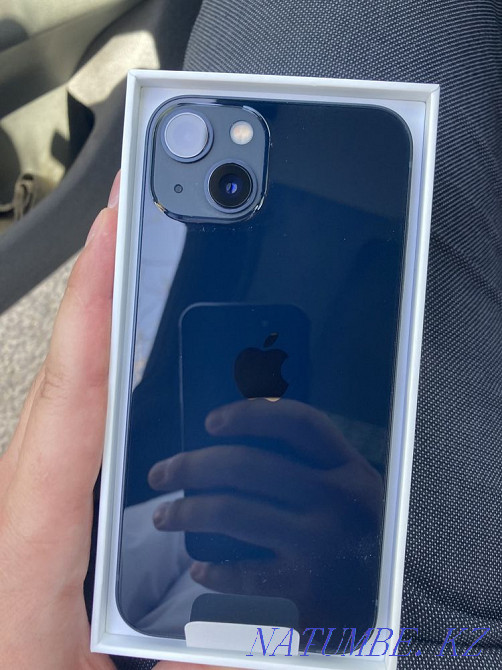 I will sell a new iPhone 13, black color for 128GB, a purchase receipt on hand Karagandy - photo 3