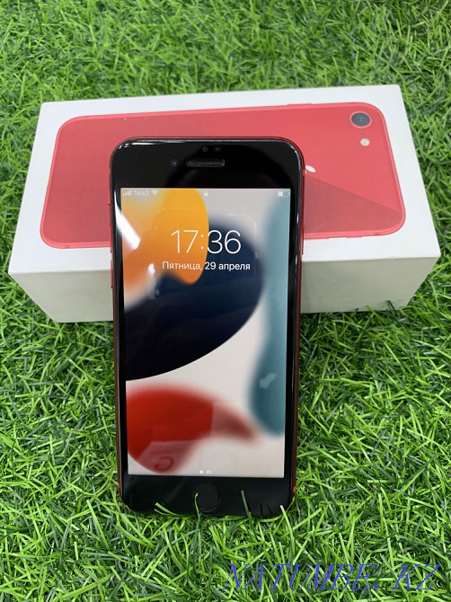 iPhone 8 RED 64GB excellent condition battery 100% final 75k Shymkent - photo 8