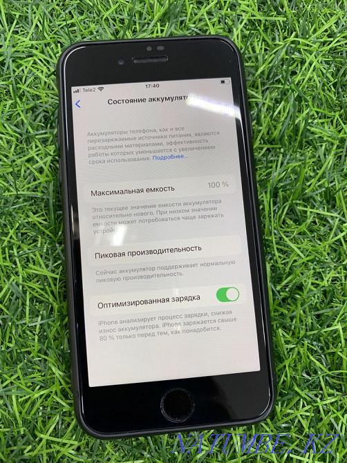 iPhone 8 RED 64GB excellent condition battery 100% final 75k Shymkent - photo 7