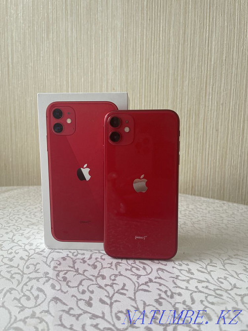 iPhone 11, 64GB. red. Almaty - photo 2