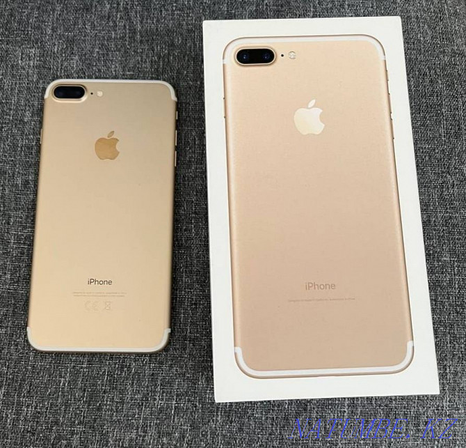 iPhone 7 plus золотистого цвета Петропавловск - изображение 2