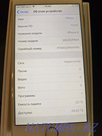 IPhone 6 в своей коробке, 32 Gb Алматы - изображение 5