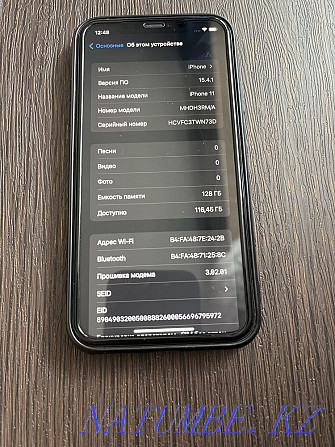 iPhone 11 128 Гб түсті қара  Абай  - изображение 3