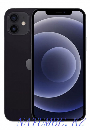 Iphone 12 black 64 ГБ Семей - изображение 1