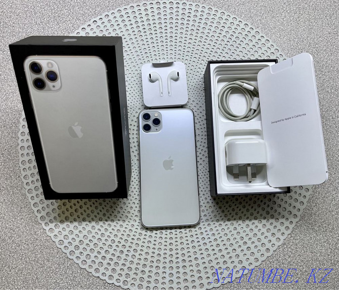 iPhone 11 Pro Max Dual 2 Sim (256 Гб) күміс.  Алматы - изображение 2