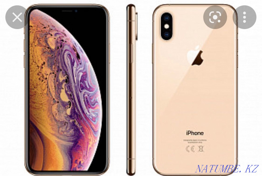 Продам айфон Xs , золотистый Алматы - изображение 1