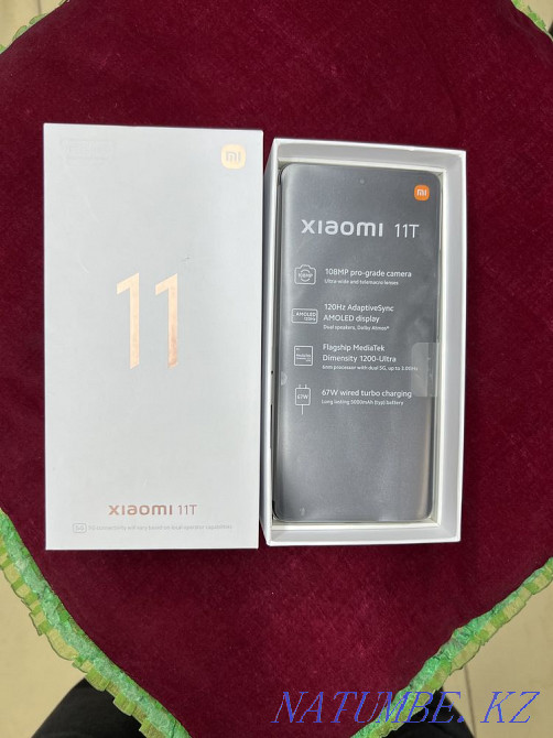 Xioami 11 T 256G Ram 8 4G LTE 5000 mah Battery доставка есть Алматы - изображение 7