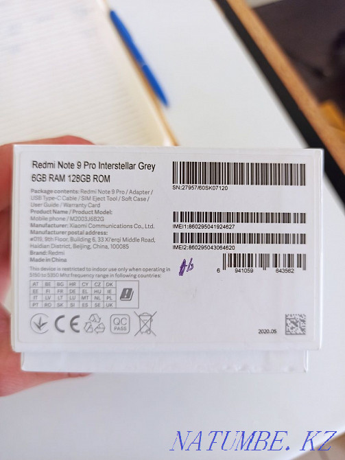 Xiaomi Redmi note 9 pro сатыңыз (xiomi redmi note 9 pro)  Қостанай  - изображение 3