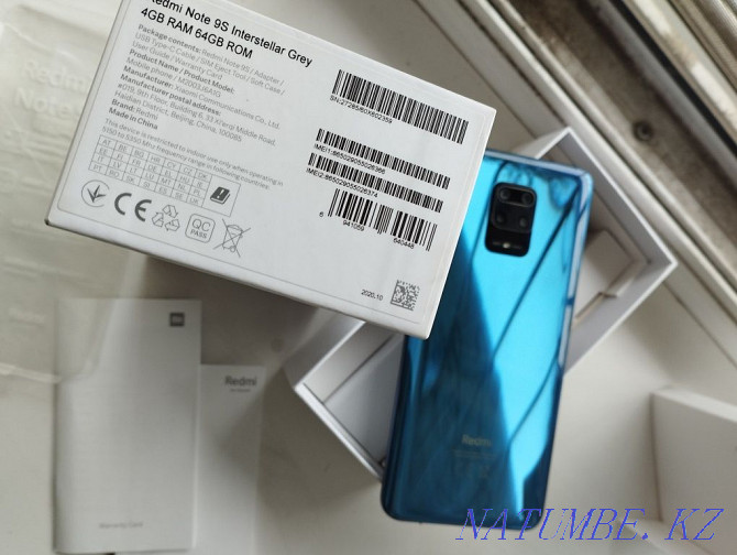 Xiaomi Redmi Note 9s 4/64 в идеале Алматы - изображение 2
