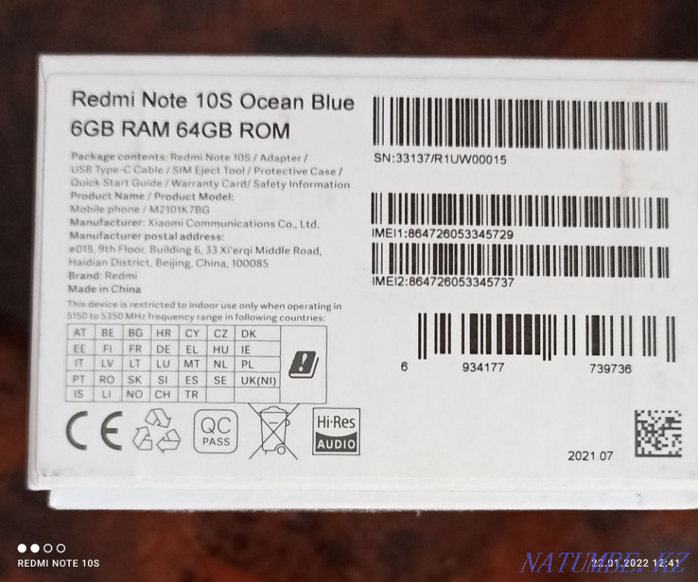 Продам редми ноут 10s6/64gb  - изображение 2