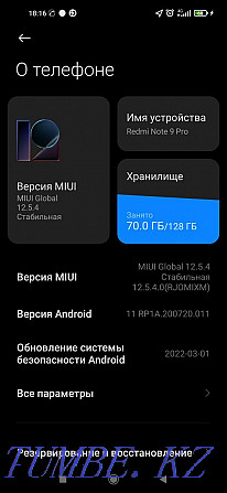 Xiaomi redmi note 9 4/128 Алматы - изображение 1