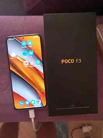 Poco f3 6/128 полный комплект Костанай