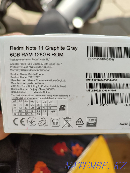 Redmi note 11 продам Астана - изображение 3