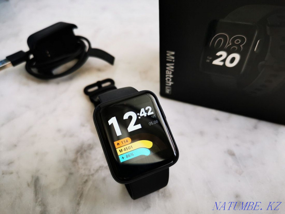 Смарт сағат Xiaomi Mi watch lite тамаша жағдайда Шымкент - изображение 1