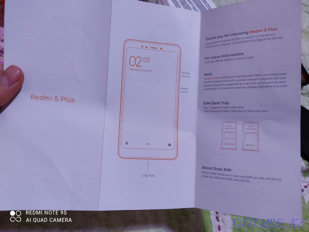 Смартфон xiaomi redmi 5 plus 32Гб Каскелен - изображение 3