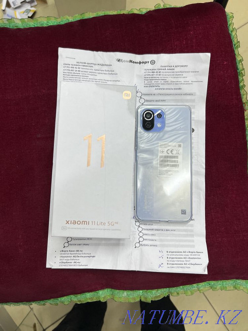 Xioami 11 lite 256G Ram 8 4G LTE 4250 mah Battery доставка есть Алматы - изображение 8