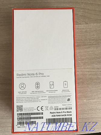 Телефон Xiaomi redmi note 6 pro , жаһандық нұсқасы  Петропавл - изображение 2