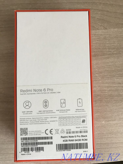 Phone Xiaomi redmi note 6 pro , global version Petropavlovsk - photo 2