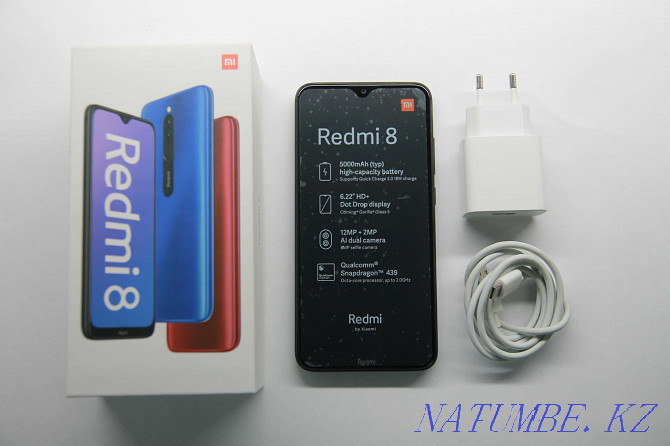 Xiaomi Redmi 8 қара 4/64 Толық жиынтық, тамаша жағдай.  Алматы - изображение 6