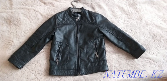 Продам детскую кожаную куртку на мальчика Астана - изображение 1