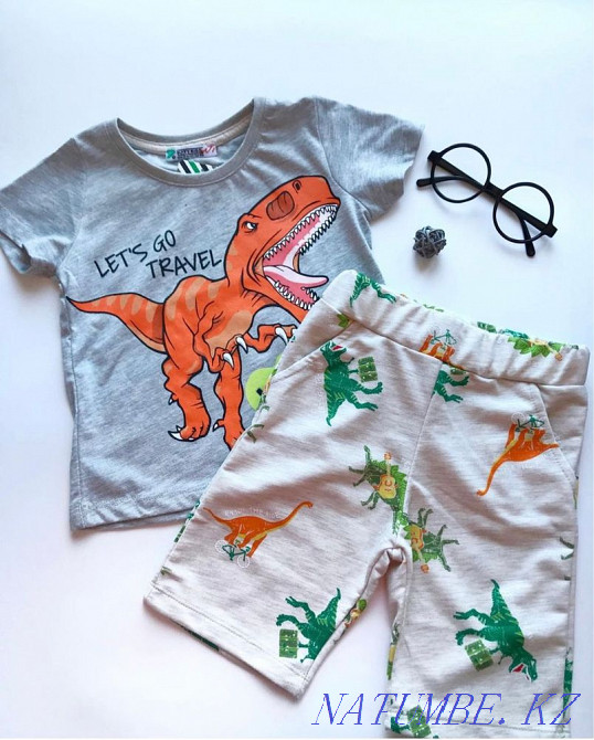 Жаңа балалар киімдерін, футболкалар мен шорттарды сатамын,  отбасы  - изображение 1