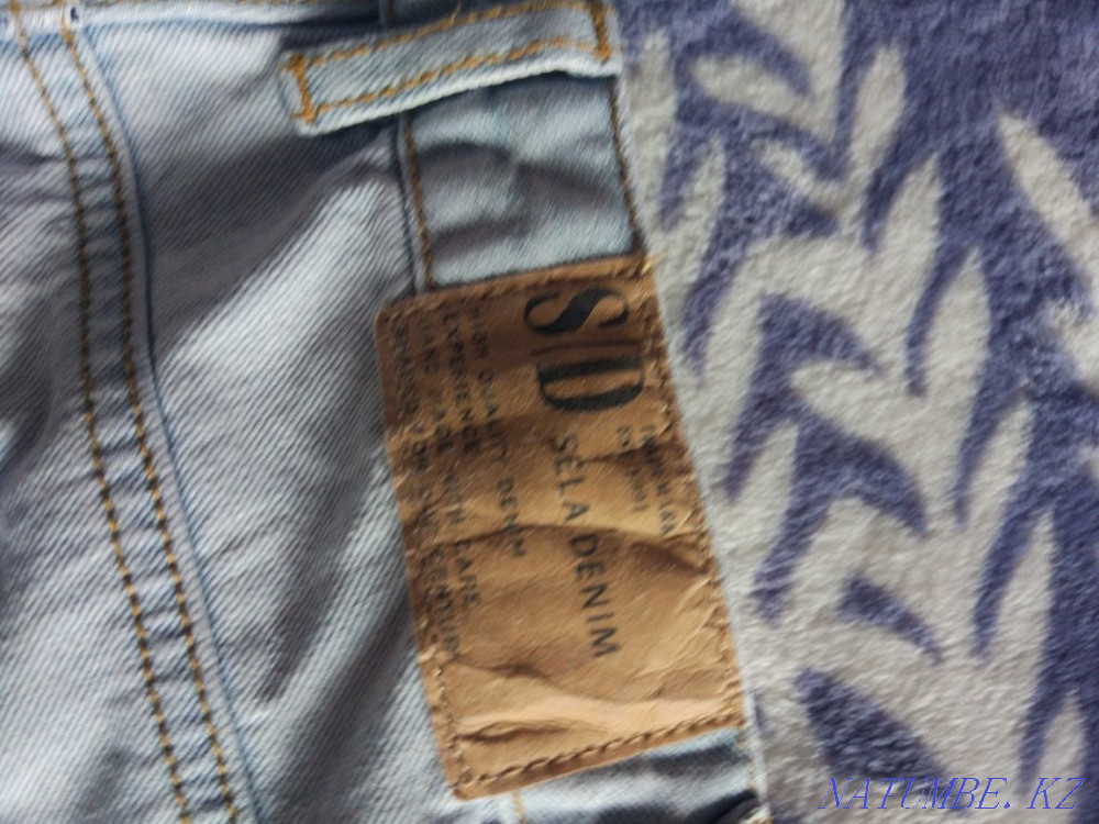 2пары джинс на мальчика 7 лет Светлые и синие за 1500 Петропавловск - изображение 4