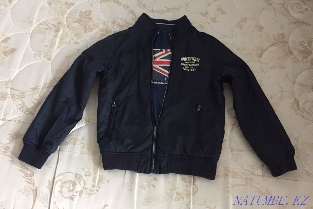 Reversible windbreaker jacket ZARA boys for 9 years/140cm. Selling urgently. Almaty - photo 1