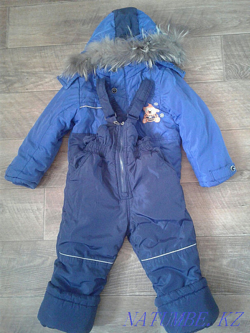 Балаларға арналған қысқы күртеше, комбинезон, ұл балаға арналған жилет  отбасы  - изображение 3