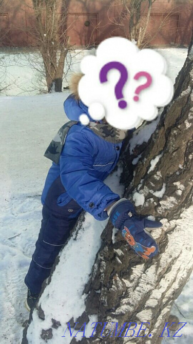 Балаларға арналған қысқы күртеше, комбинезон, ұл балаға арналған жилет  отбасы  - изображение 1