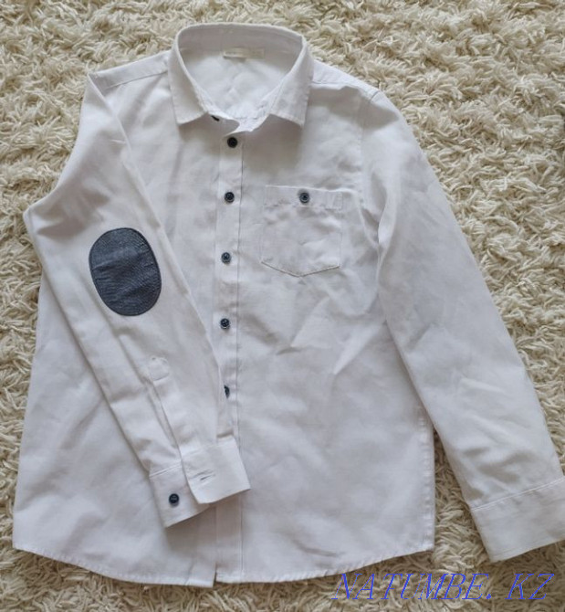 Рубашка на мальчика 7-10 лет Рудный - изображение 2