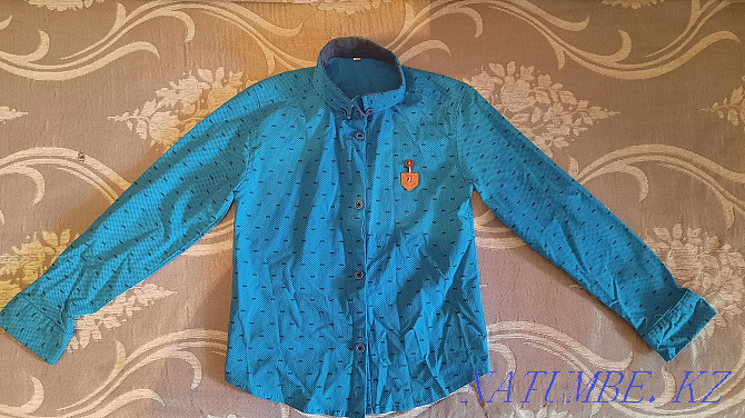 Shirts for a boy. Size 34. Price 300 tenge. Aqsu - photo 1